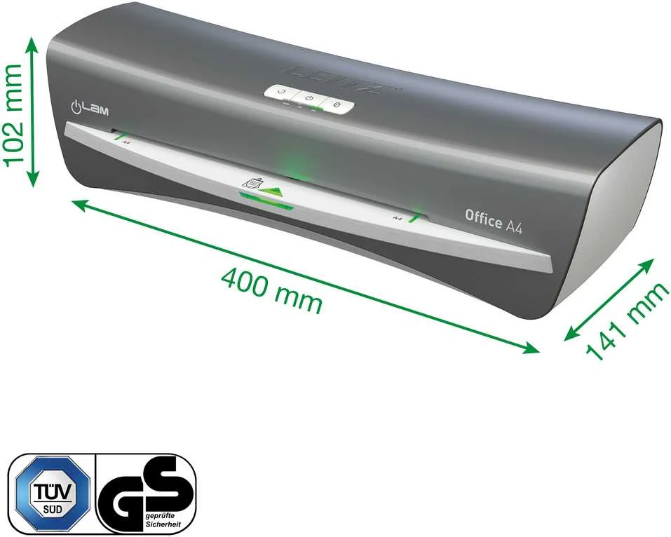 Laminavimo aparatas LEITZ iLAM OFFICE, A4, sidabro sp.
