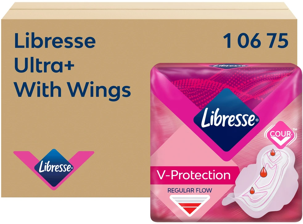 Libresse Ultra Regular+ Wings higieniniai paketai Tork P1 sistemai, 2 × 150 vnt., 10675