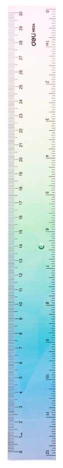 Liniuotė DELI H654, 30cm, įvairių spalvų