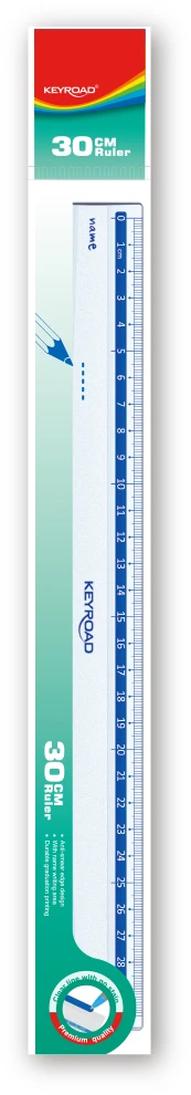 Liniuotė Keyroad, 30cm, skaidri