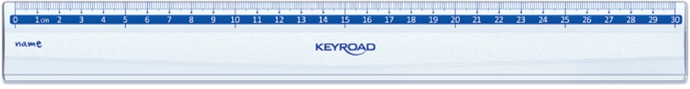 Liniuotė Keyroad, 30cm, skaidri