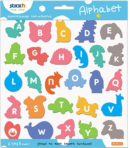 Stickxb4N Lipdukai Stick´N, abėcėlė