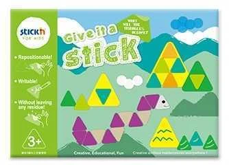 Stickxb4N Lipdukų albumas StickN, Give it a Stick, trikampiai, 3+M