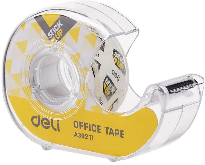 Lipni juosta DELI EA30211 18mmx7.62m, su dėklu, skaidri