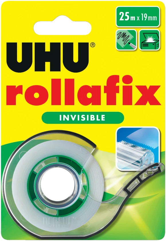 Lipni juosta UHU 19mmx25m, su laikikliu