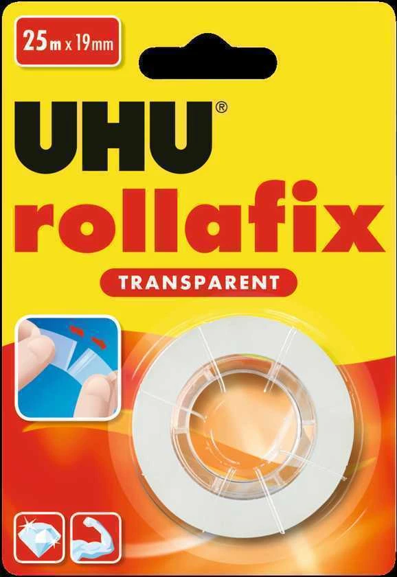 Lipni juosta UHU Rollafix,19mmx25m,skaidri