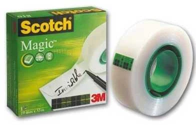 Lipni juostelė 3M Scotch Magic Invisible 810, 19 mm x 33 m