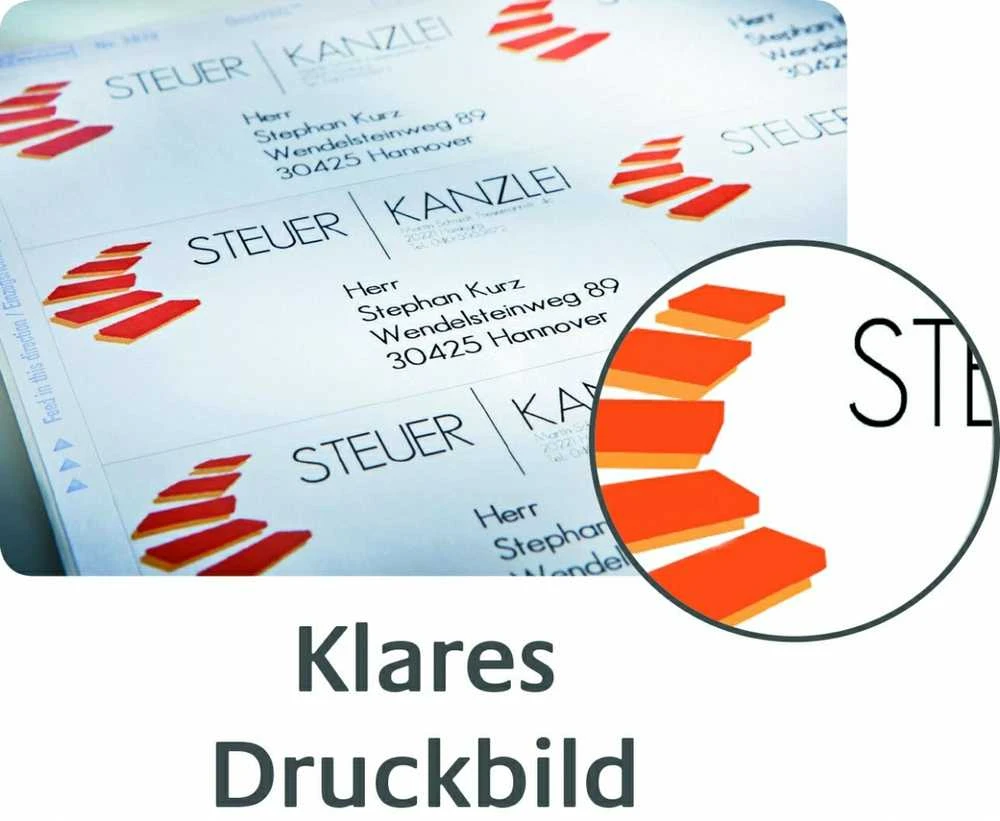 Lipnios etiketės Avery Zweckform, A4, 70×29,7mm, 30 etikečių lape, be rėmelio, 100 lapų, baltos spalvos
