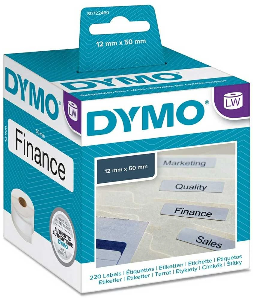 Etiketės DYMO LabelWriter 12x50 mm, 220 vnt. / S0722460 99017