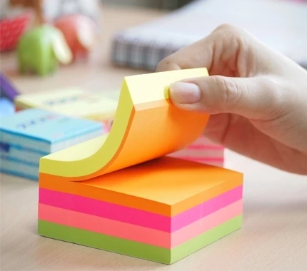 Stickxb4N Lipnūs lapeliai Stick´N 21013, 76x76mm, 400 lapelių, įvairių pastelinių spalvų