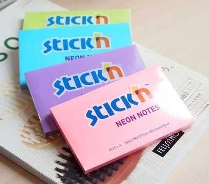 Stickxb4N Lipnūs lapeliai Stick´N 21171, 76x127mm, 100 lapelių, žalios spalvos
