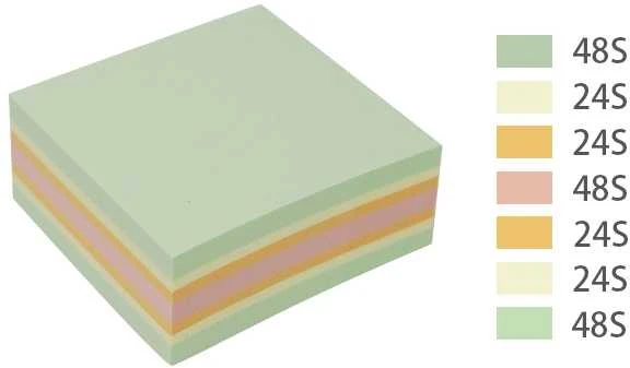 Stickxb4N Lipnūs lapeliai StickN 21889 FSC 51x51mm, 240 lapelių, pastelinės spalvos