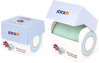 Stickxb4N Lipnūs lapeliai StickN 21902 rulone 50mmx10m mėlynas