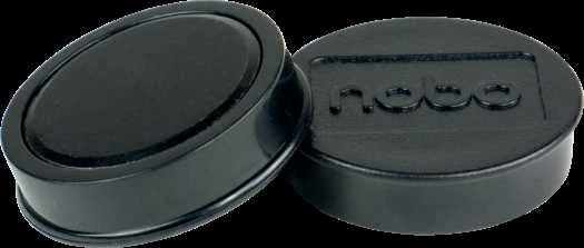 Magnetai Nobo, 38mm, juodos spalvos, 10 vnt./pak.