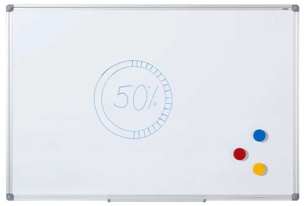 Magnetinė balta lenta Dahle, 60x90cm, aliuminio rėmu