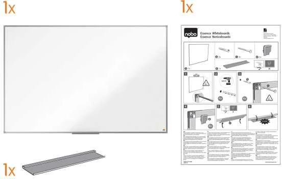 Magnetinė balta lenta Nobo Essence Steel 1200x900mm (1905211)