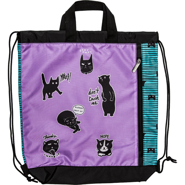 Maišelis sportinei aprangai DeVente, Super Cats 38x43x9cm