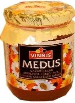 Medus VINNIS, įvairių žiedų, 0,5kg