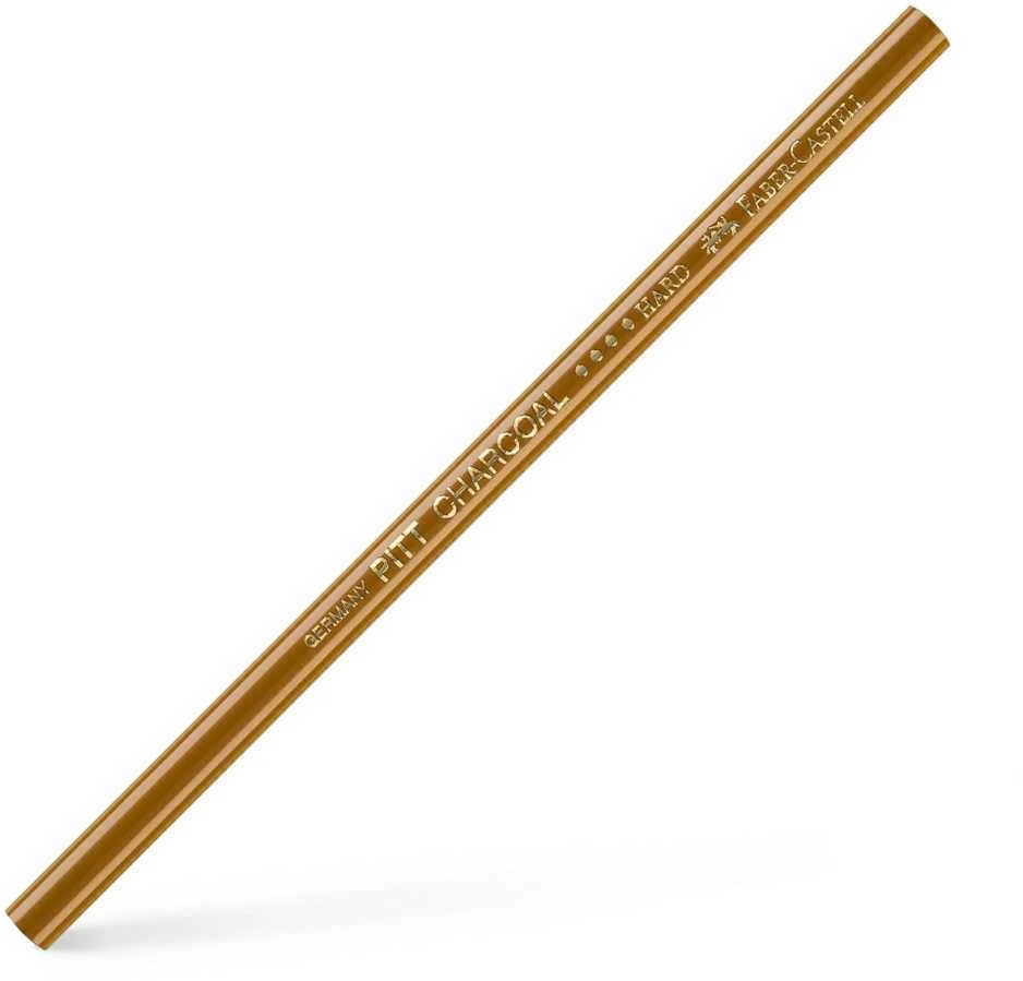 Medžio anglies pieštukas Faber-Castell Pitt, juodos spalvos