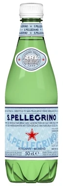 Mineralinis vanduo S.Pellegrino, gazuotas, plastikiniame butelyje 0.5l (D)