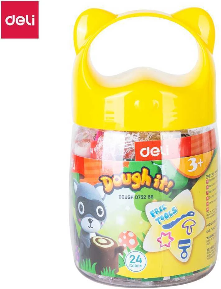 Modelinas DELI 24 spalvos su formelėmis