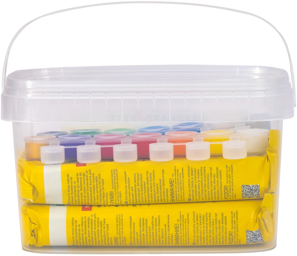 Modelinas EberhardFaber, Kids, 2kg, baltos spalvos, + 14 spalvų