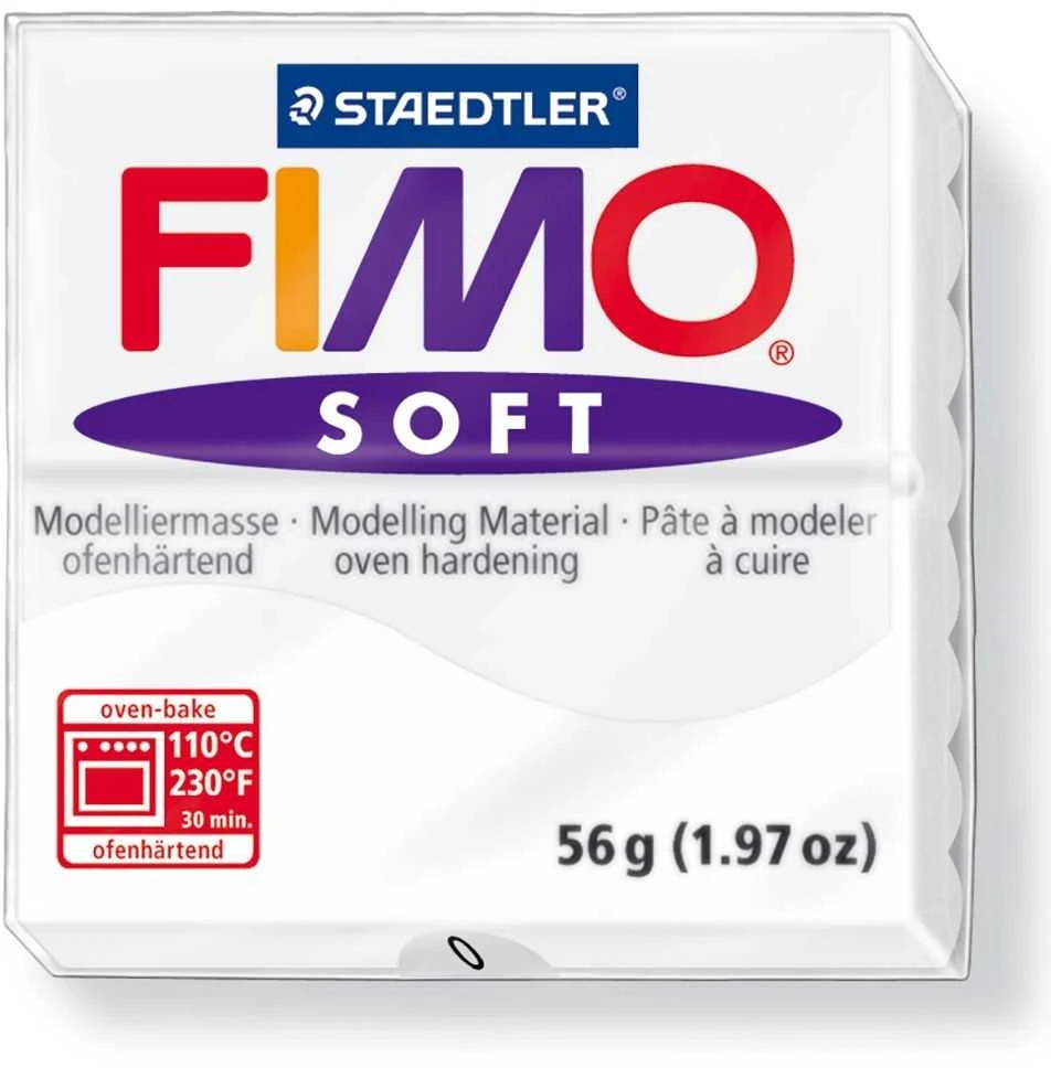 Staedtler modelinas Fimo, baltas 