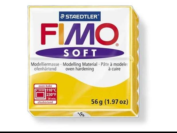 Modelinas Fimo, 56g, saulėgrąžų spalvos