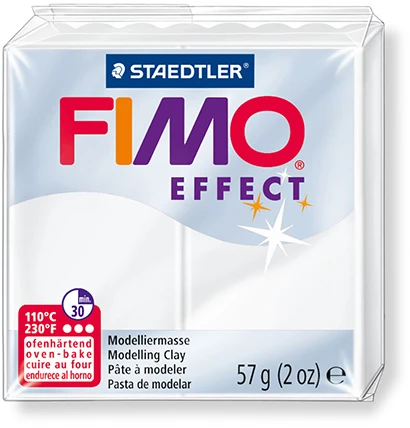 Modelinas Fimo, 56g, skaidrus