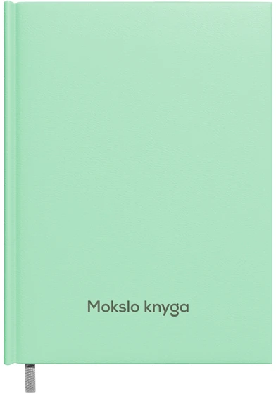 Mokslo kalendorius Timer WEEK 2026/2027, 140x190 mėtinės spalvos