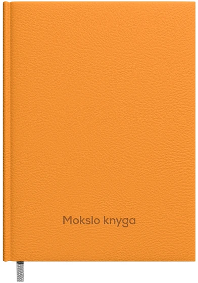 Darbo kalendorius Timer WEEK 2026/2027, 140×190 oranžinės spalvos