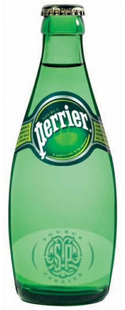 Natūralus mineralinis vanduo Perrier, gazuotas, stikliniame buteliuke, 0.33l (D)
