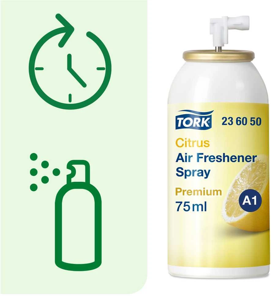 Oro gaiviklis TORK PREMIUM, 75ml., citrinų kvapo