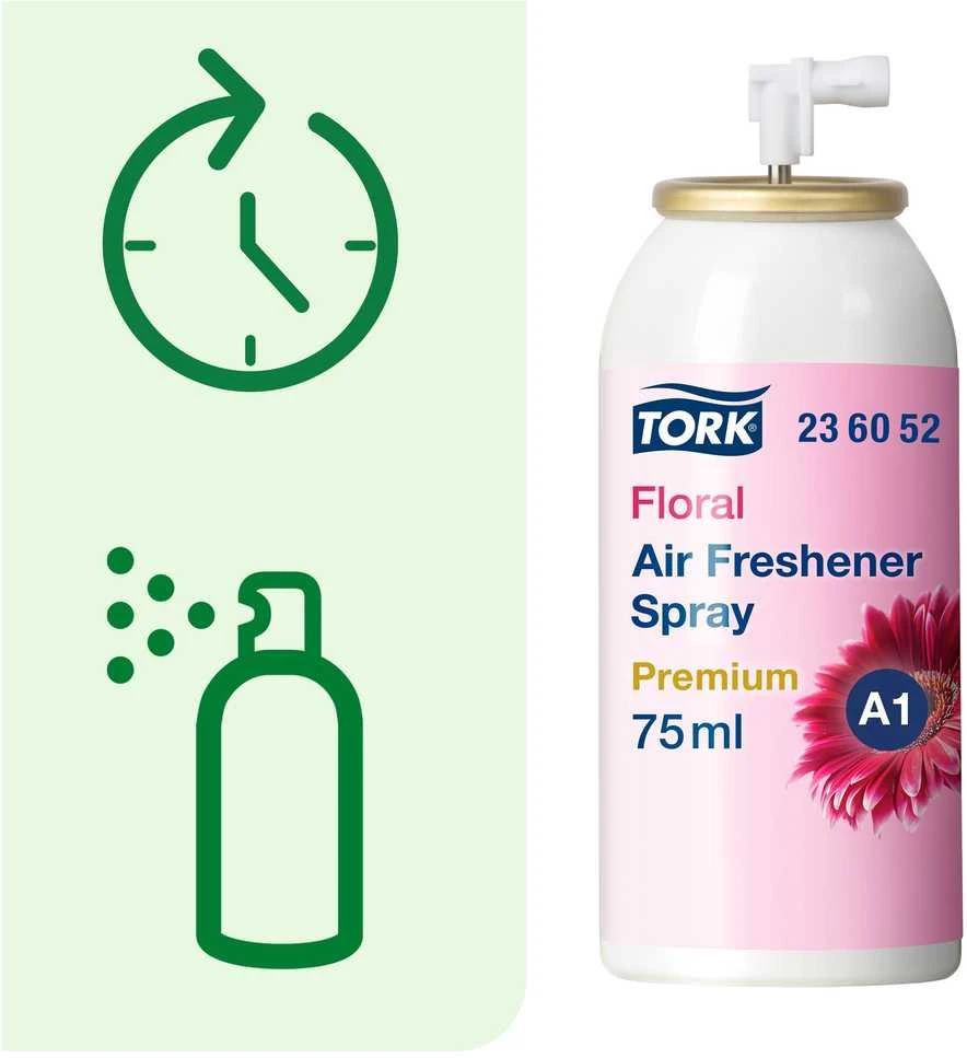 Oro gaiviklis TORK PREMIUM, 75ml., gėlių kvapo