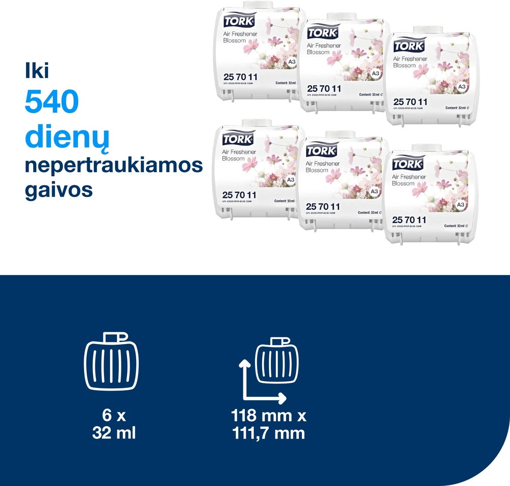 Oro gaiviklis Tork Žiedai 257011