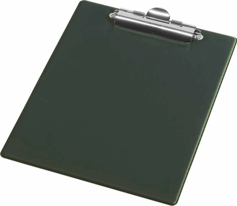 Pagrindas rašymui Panta Plast, A4, be atvertimo, su prispaudėju viršuje, žalios spalvos