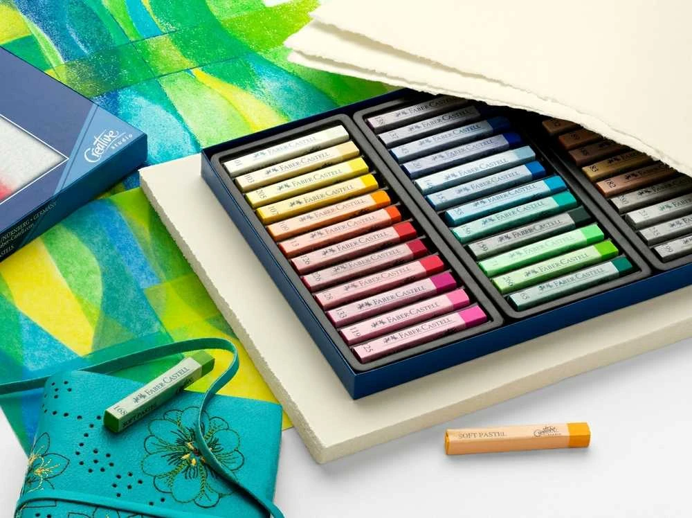 Pastelinės kreidelės Faber-Castell Mini Creative Studio, 24 spalvos