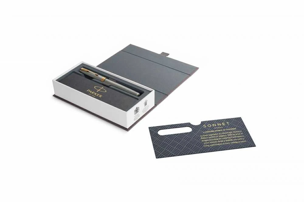 Tušinukas Parker Sonnet Premium Chiselled Sidabrinis GT - 1931492
