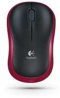 Bevielė pelė Logitech M185. Raudona