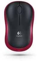 Bevielė pelė Logitech M185. Raudona