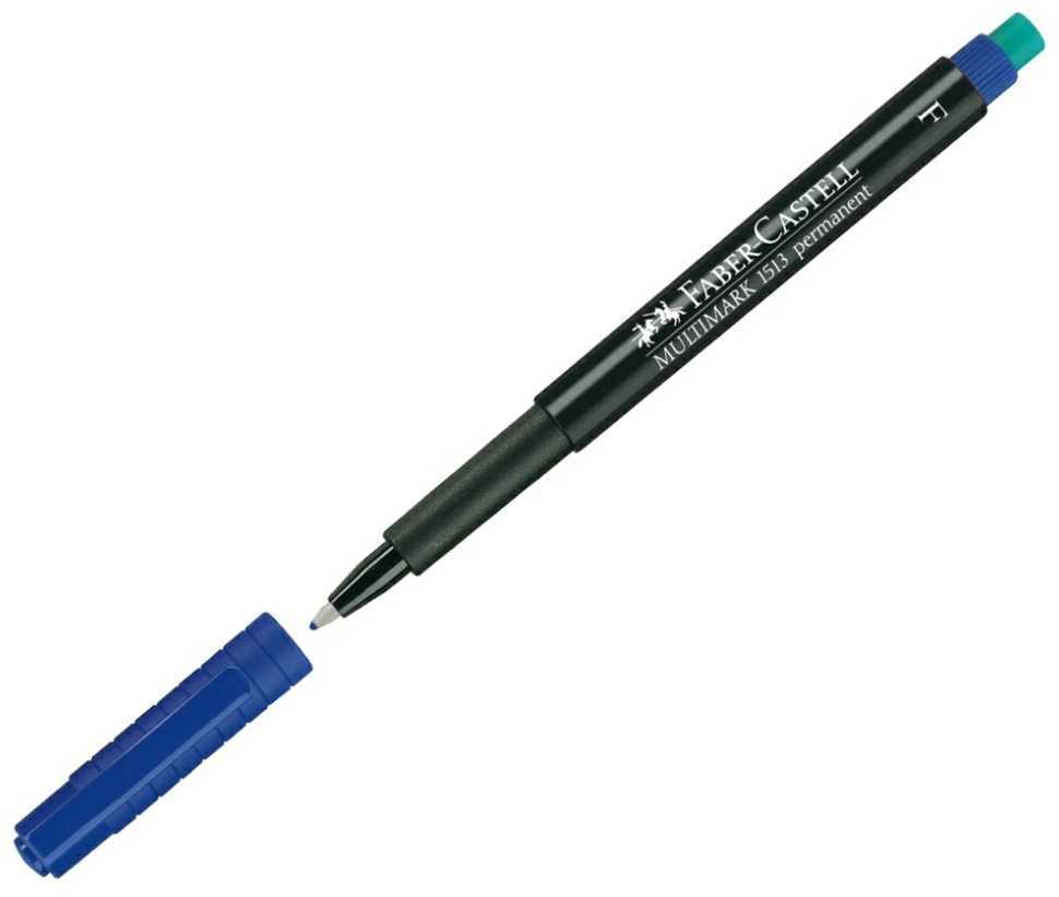 <strong>Žymeklis permanentinis Faber-Castell 1513 F, 0.6 mm, mėlynas 1213-047</strong>