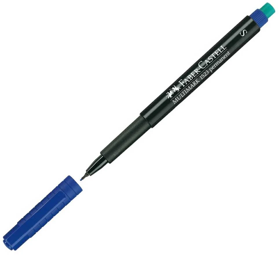 <strong>Žymeklis permanentinis Faber-Castell 1523 S, 0.4 mm, mėlynas 1213-051</strong>