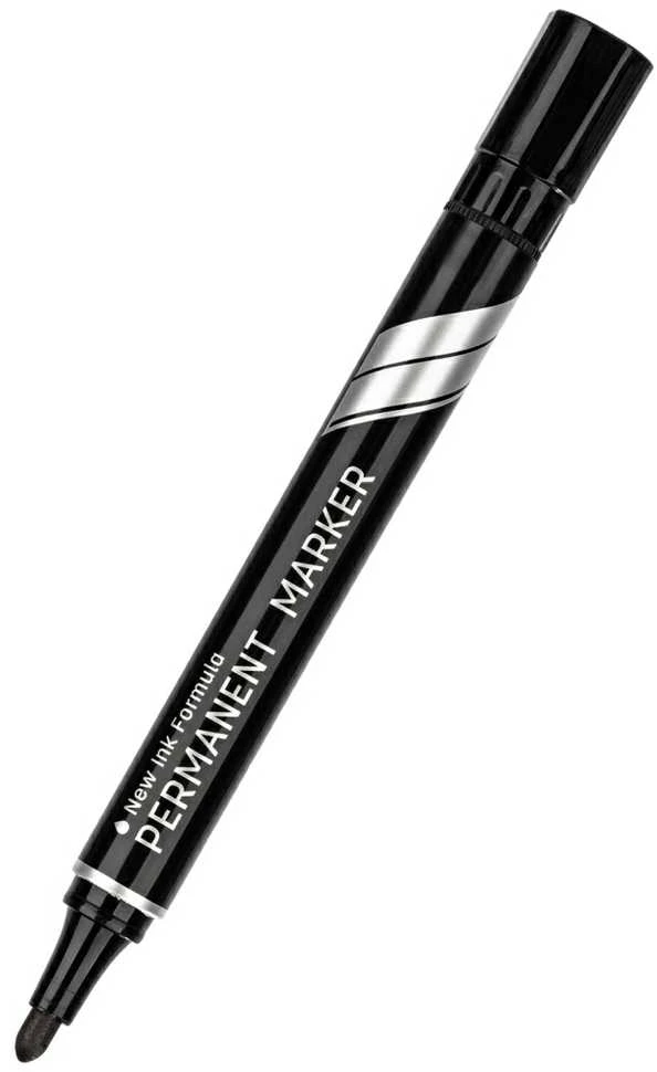 Permanentinis žymeklis DELI U100 apvalus 1,8 mm juodas