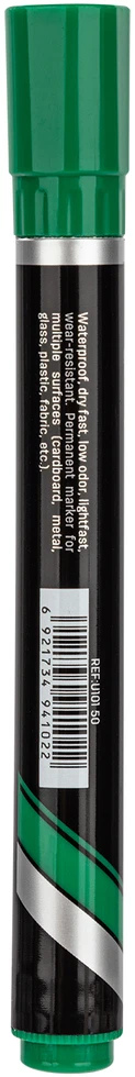 Permanentinis žymeklis DELI U101 1,5-5 mm, kirstu galu, žalias