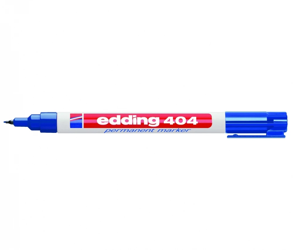 Permanentinis žymeklis Edding 404, 0.75mm, mėlynos spalvos