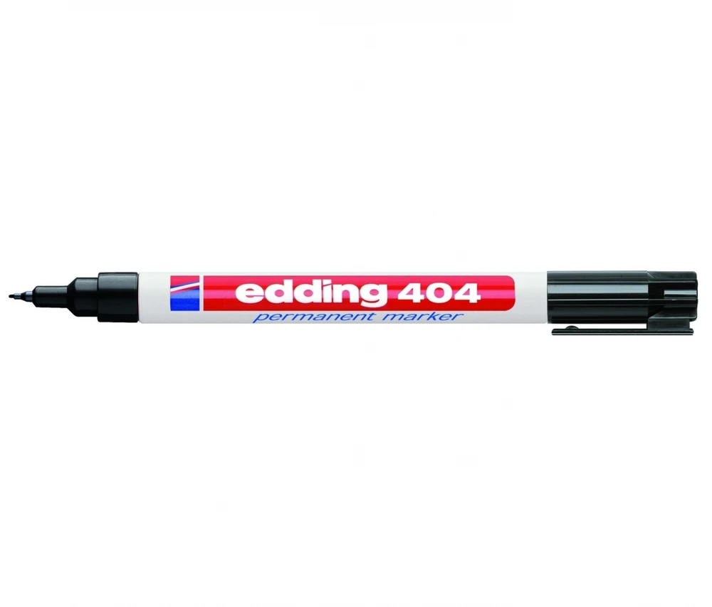 Permanentinis žymeklis Edding 404, 0.75mm, juodos spalvos