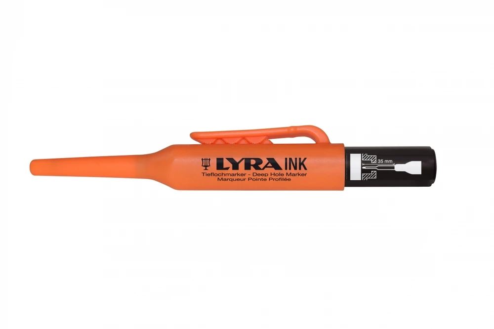 Permanentinis žymeklis Lyra Ink, statybinis, juodos spalvos
