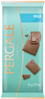 Pieniškas šokoladas Pergalė Milk Chocolate, 85g