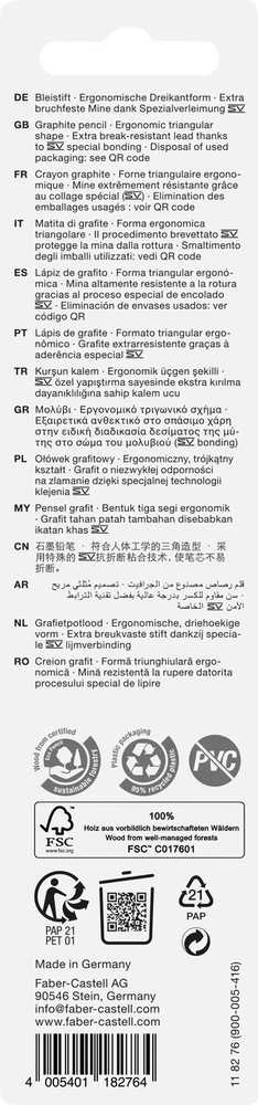 Pieštukai Faber-Castell Midnight 2vnt./pak.