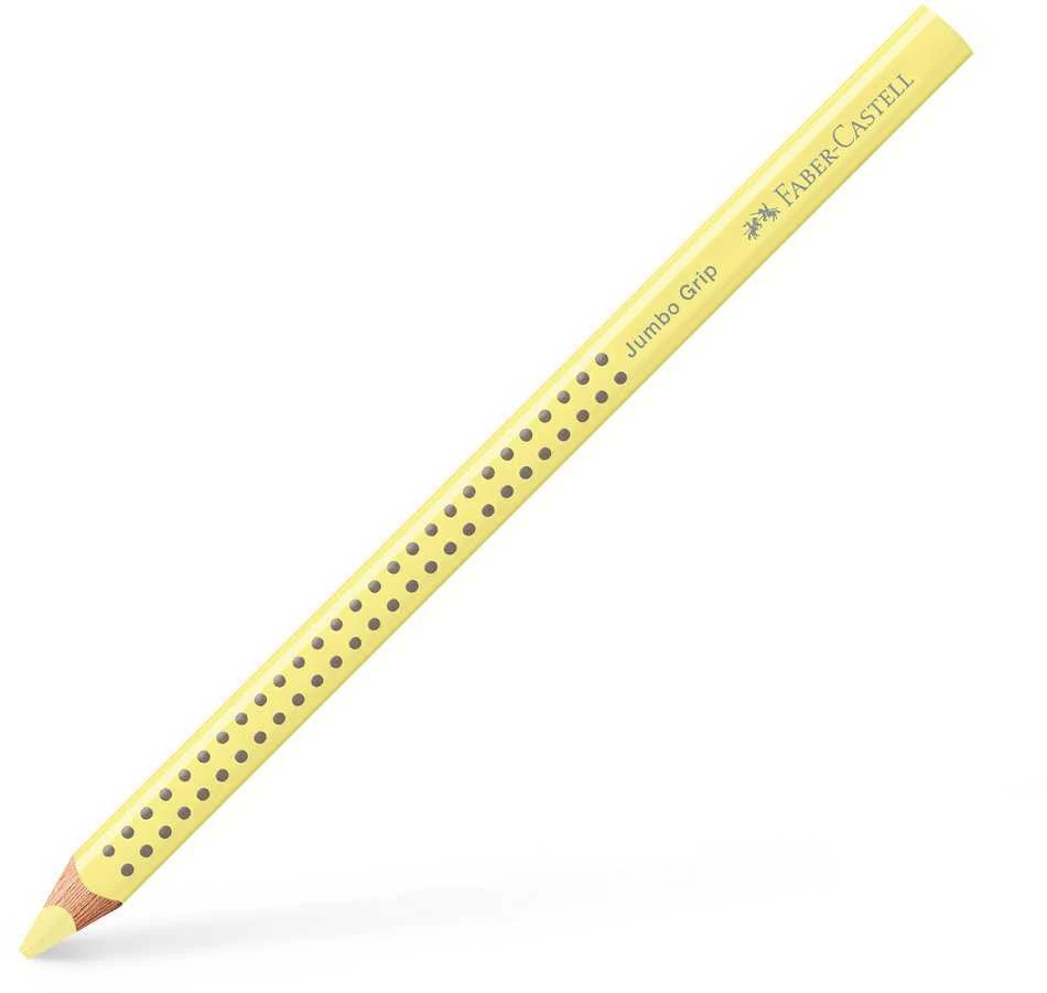 Pieštukas Faber-Castell Jumbo Grip, pastelinės geltonos spalvos